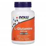 Zdjęcie produktu - Now Foods L-Glutamina 500mg, 120 kaps