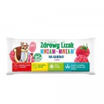Zdjęcie produktu - Zdrowy Lizak Mniam-Mniam na gardło malina kształt łezki 1 szt, 6g