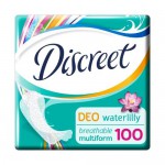 Zdjęcie produktu - Discreet Deo Waterlity Wkładki higieniczne, 100szt.
