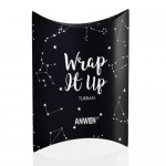 ANWEN Wrap It Up Turban Czarny