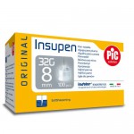 Zdjęcie produktu - PIC Insupen Igły do pen&oacute;w insulinowych 32G 8mm, 100 sztuk