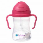 B.BOX Bidon ze słomką malinowy, 240ml