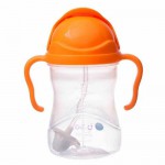 B.BOX Bidon ze słomką pomarańczowy, 240ml
