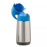 B.BOX Termobutelka ze słomką Blue Slate, 350ml