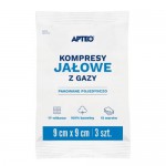 Zdjęcie produktu - APTEO CARE Kompresy jałowe z gazy 9x9cm, 3 sztuki