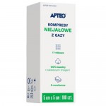 Zdjęcie produktu - APTEO CARE Kompresy niejałowe z gazy 5 cm x 5 cm, 100 sztuk
