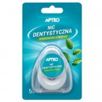 Zdjęcie produktu - APTEO Nić dentystyczna woskowana miętowa, 50m