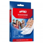 Zdjęcie produktu - APTEO Zestaw plastr&oacute;w rodzinnych, 24 sztuki