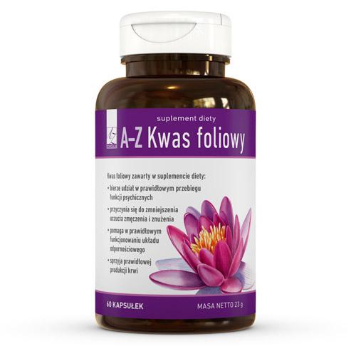 Zdjęcie produktu - A-Z Kwas foliowy, 60kaps.