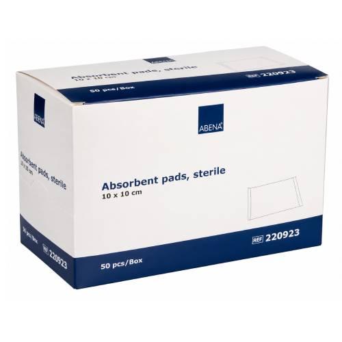 Zdjęcie produktu - Abena Jałowy kompres chłonny z warstwą absorbcyjną 10x10cm, 50 szt. USZKODZONE/BRAK KARTONOWEGO OPAKOWANIA/BRAK 1 SZT.