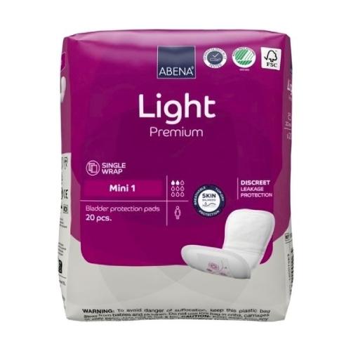 Zdjęcie produktu - ABENA Light Premium Mini 1 wkładki, 20szt