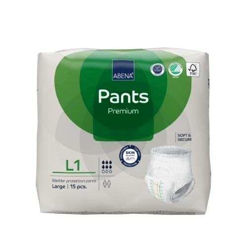 Zdjęcie produktu - ABENA Pants Premium L1 majtki chłonne, 15szt.