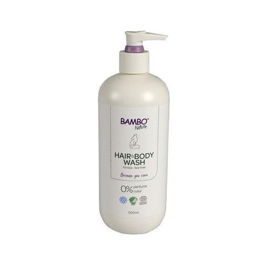 Zdjęcie produktu - BAMBO Nature Żel do mycia włos&oacute;w i ciała, 500ml