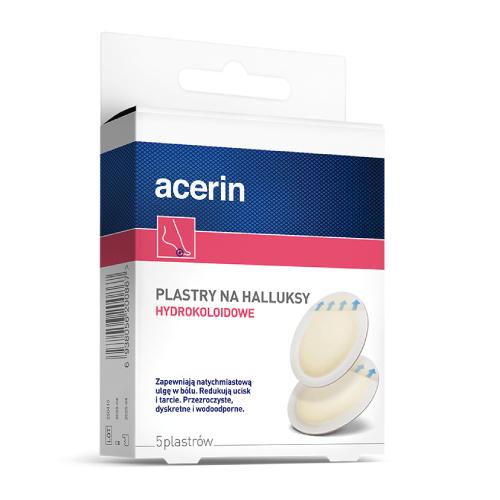 Zdjęcie produktu - Acerin Hydrokoloidowe plastry na halluksy, 5 szt.