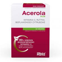 Zdjęcie produktu - Acerola Plus do ssania, 60 tabletek