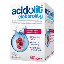 Zdjęcie produktu - Acidolit Elektrolity smak malinowy, 10 saszetek