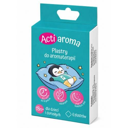Zdjęcie produktu - Actiaroma Plastry do aromaterapii dla dzieci 18 m+, 6 szt.