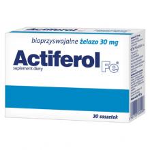 Zdjęcie produktu - ActiFerol Fe, 30mg, 30 saszetek - suplement diety z żelazem