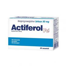 Zdjęcie produktu - ActiFerol Fe, 30mg, 30 saszetek - suplement diety z żelazem