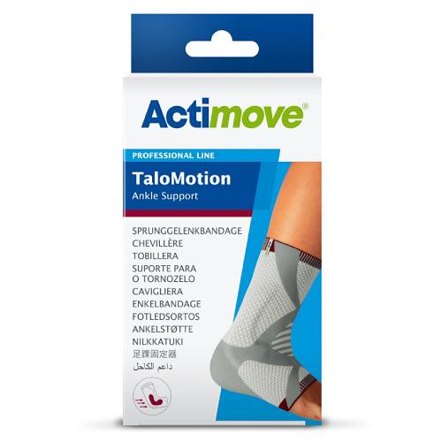 Zdjęcie produktu - Actimove Professional Line TaloMotion Stabilizator stawu skokowego z kompresją XS prawy biały