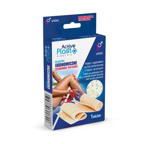 Zdjęcie produktu - ACTIVE PLAST Plastry ekonomiczne do cięcia 50 x 6 cm, 1 szt.