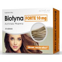 Zdjęcie produktu -  ACTIVLAB Biotyna Forte 10mg, 30 tabletek