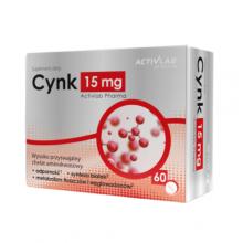 Zdjęcie produktu - ACTIVLAB Cynk 15mg, 60 tabletek