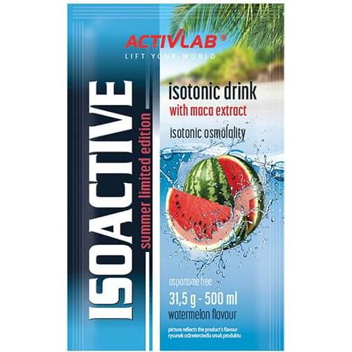 Zdjęcie produktu - ACTIVLAB ISOACTIVE Koncentrat napoju izotonicznego o smaku arbuzowym, 31,5g	