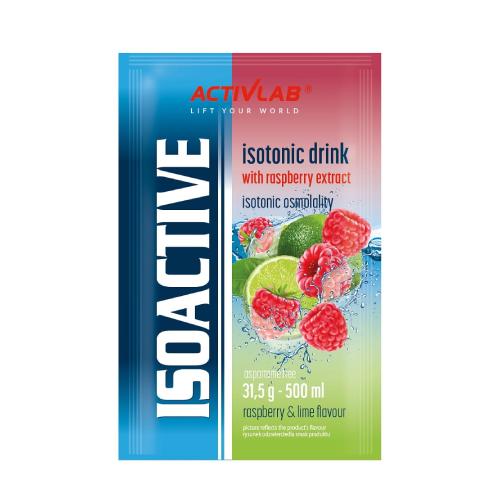 Zdjęcie produktu - ACTIVLAB ISOACTIVE Nap&oacute;j izotoniczny Malina z limonką, 31,5g