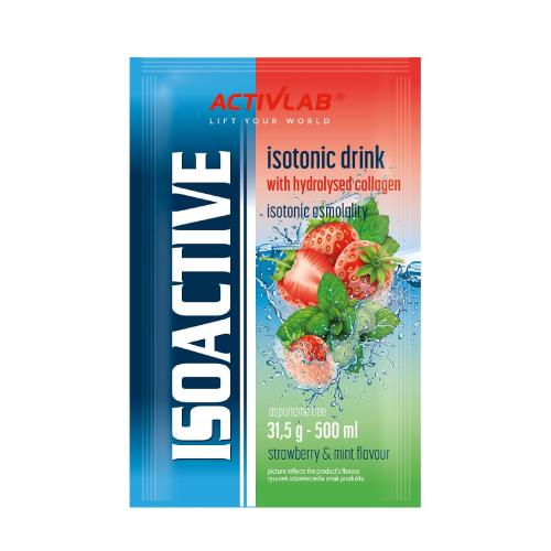 Zdjęcie produktu - ACTIVLAB ISOACTIVE Nap&oacute;j izotoniczny Truskawka z miętą, 31,5g