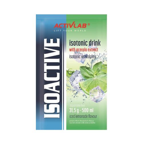 Zdjęcie produktu - ACTIVLAB ISOACTIVE Nap&oacute;j izotoniczny Lemoniada mrożona, 31,5g