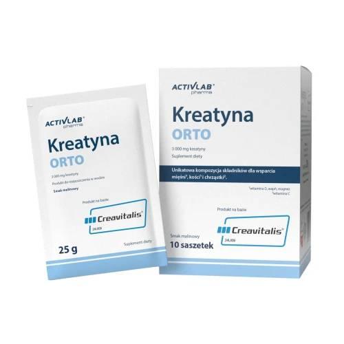 Zdjęcie produktu - ACTIVLAB Kreatyna Orto, 10 sasz. x 25 g