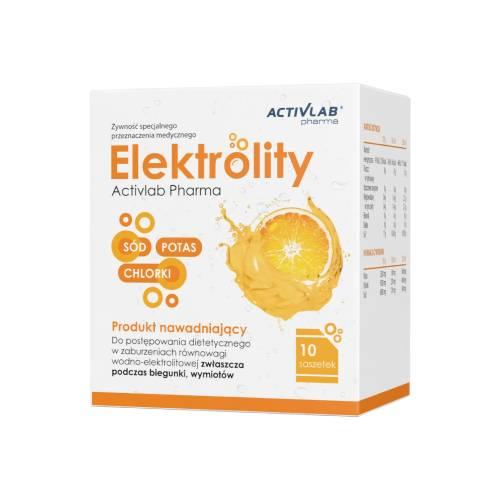 Zdjęcie produktu - ACTIVLAB Elektrolity smak pomarańczowy, 10 saszetek
