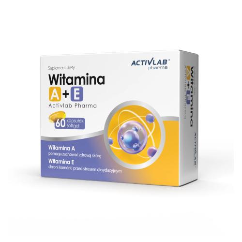 Zdjęcie produktu - ACTIVLAB Pharma Witamina A+E, 60kaps.