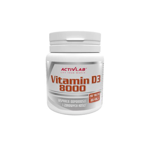 Zdjęcie produktu - Activlab Vitamin D3 8000, 200 tabletek