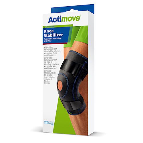 Actimove Sports Edition Orteza stawu kolanowego z regulowaną pelotą, rozm. S