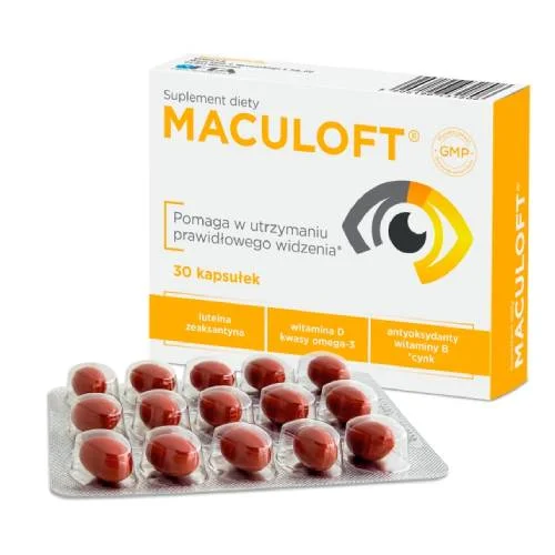 Miniaturka artykułu - Maculoft - 30 kapsułek USZKODZONE OPAKOWANIE