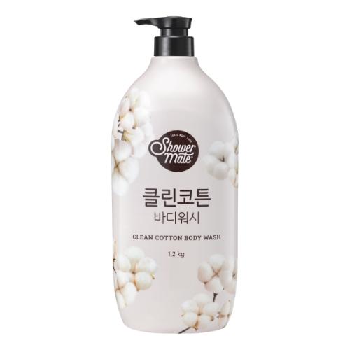 Zdjęcie produktu - Aekyung Showermate Natural Clean Cotton Żel pod prysznic, 1,2 l