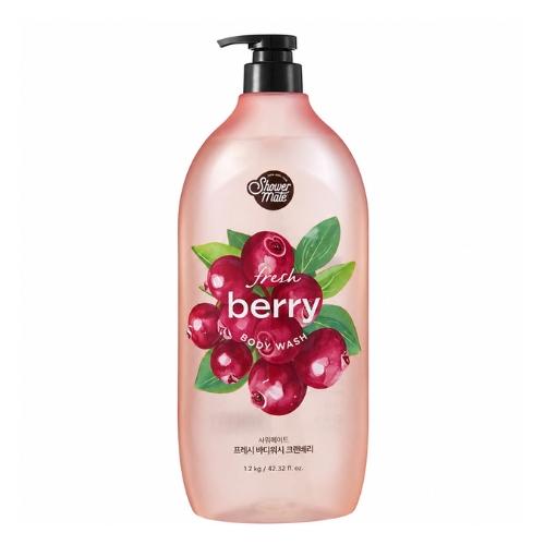 Zdjęcie produktu - Aekyung Showermate Natural Cranberry Żel pod prysznic, 1,2 l