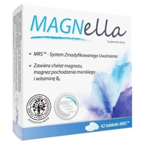 Miniaturka artykułu - MAGNELLA system zmodyfikowanego uwalniania -  42 tabletki 