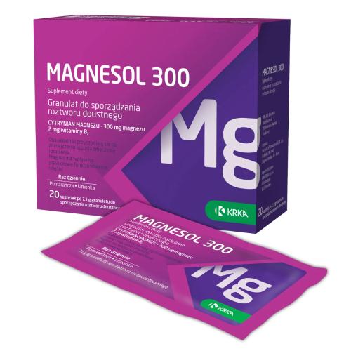 Miniaturka artykułu - Magnesol 300, 20 saszetek