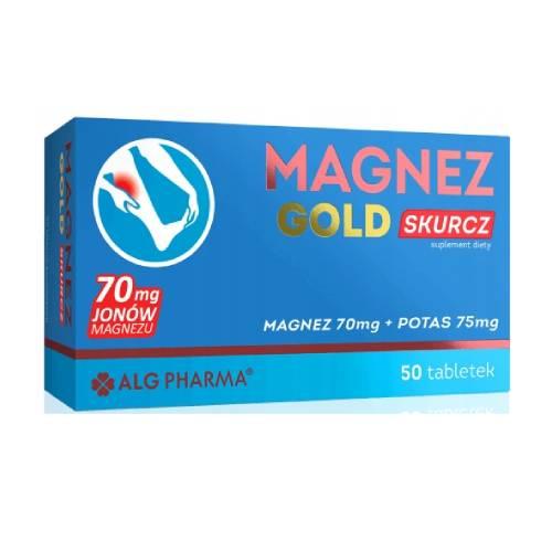 Miniaturka artykułu - Magnez Gold Skurcz, 50 tabl.
