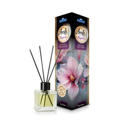 Miniaturka artykułu - General Fresh Arola Dyfuzor zapachowy z patyczkami Magnolia, 50 ml