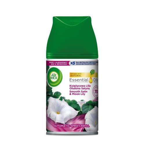 Zdjęcie produktu - Air Wick Wkład do automatycznego odświeżacza powietrza Księżycowa lilia otulona satyną, 250ml