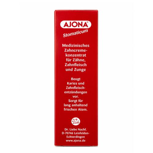 Zdjęcie produktu - Ajona Stomaticum Koncentrat pasty do zęb&oacute;w dziąseł i języka, 25 ml