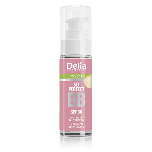 Miniaturka artykułu - DELIA So Perfect Krem BB 01 Light SPF 30, 30ml