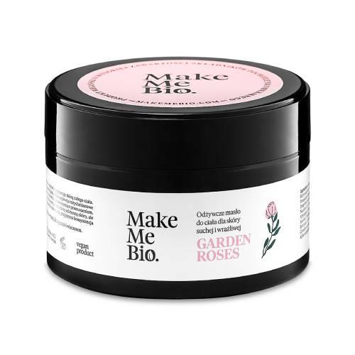 Miniaturka artykułu - Make Me Bio Garden Roses Odżywcze masło do ciała dla sk&oacute;ry suchej i wrażliwej, 230 ml