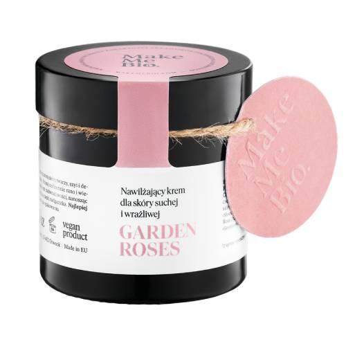 Miniaturka artykułu - Make Me Bio Garden Roses Nawilżający krem dla sk&oacute;ry suchej i wrażliwej, 60 ml
