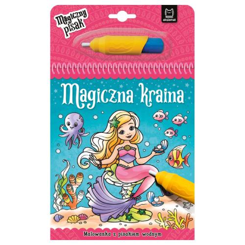AKSJOMAT Malowanka z pisakiem wodnym. Magiczna kraina