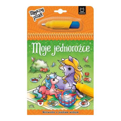 AKSJOMAT Malowanka z pisakiem wodnym. Moje jednorożce